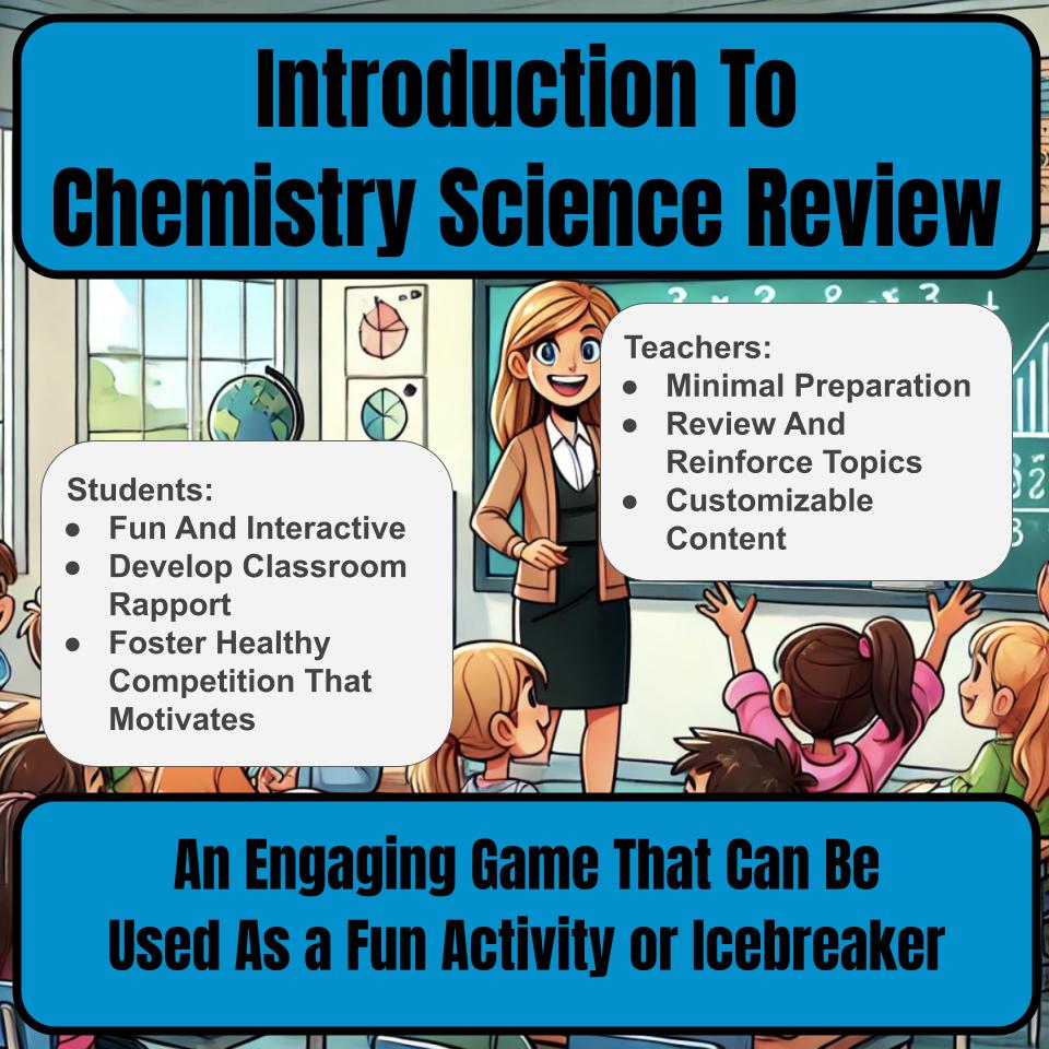 Introduction To Chemistry Jeopardy Science Review I0022