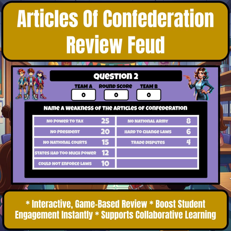 Articles Of Confederation Review Feud CF0222