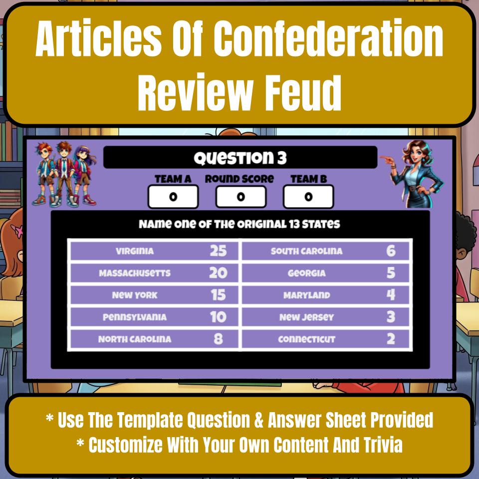 Articles Of Confederation Review Feud CF0222