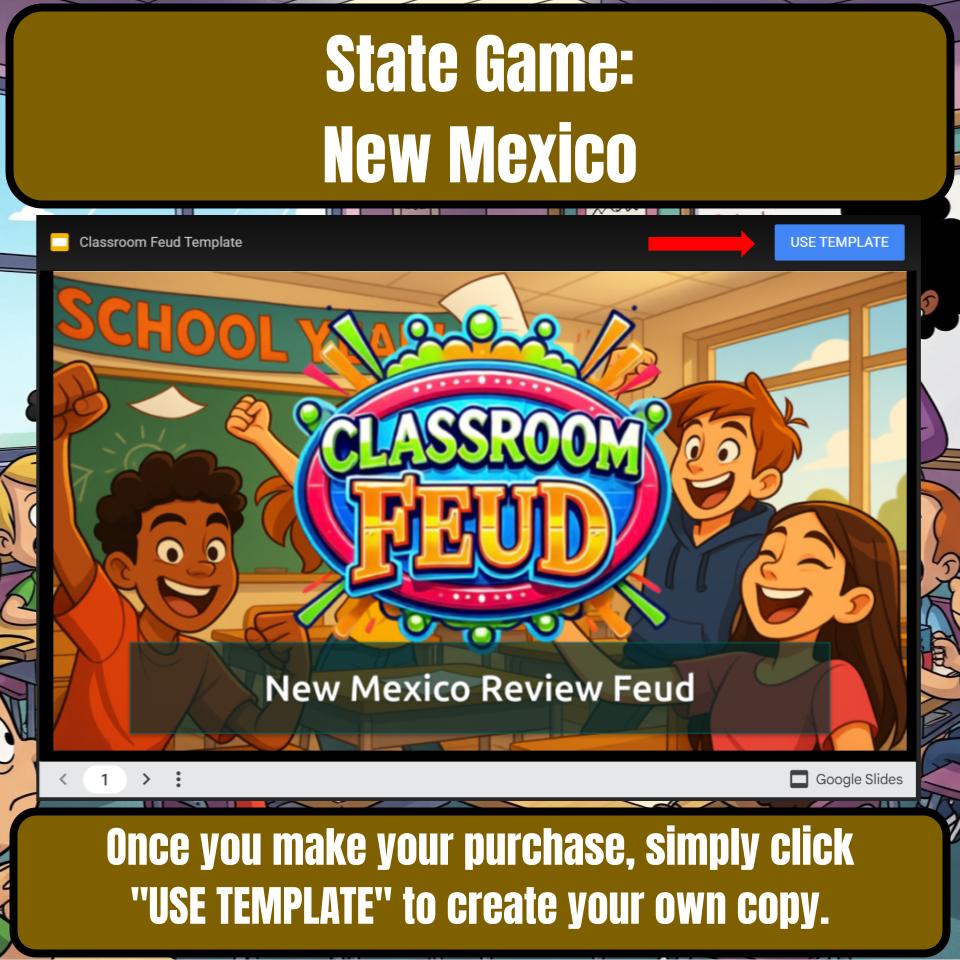New Mexico Social Studies Family Feud Review Game CF0023