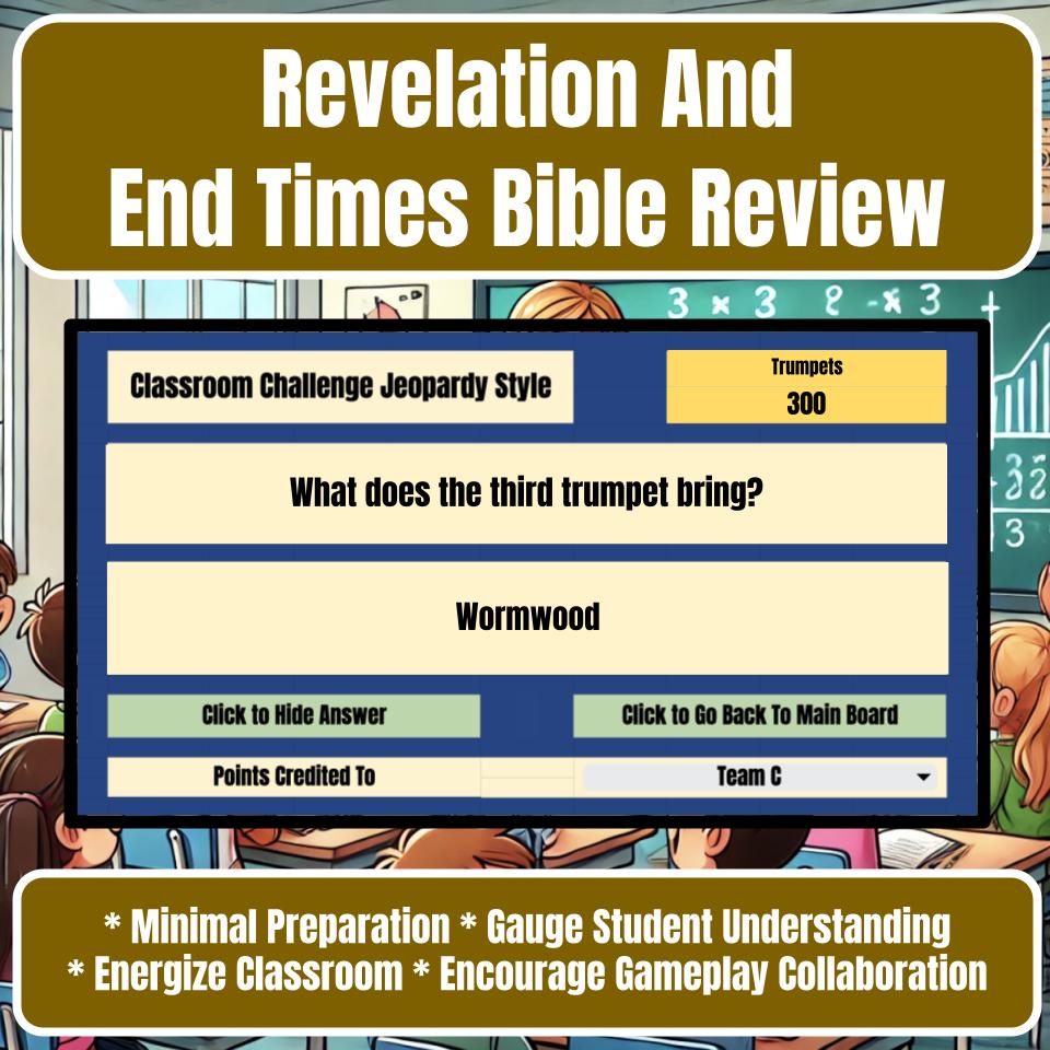 Revelation And End Times Jeopardy Bible B0023