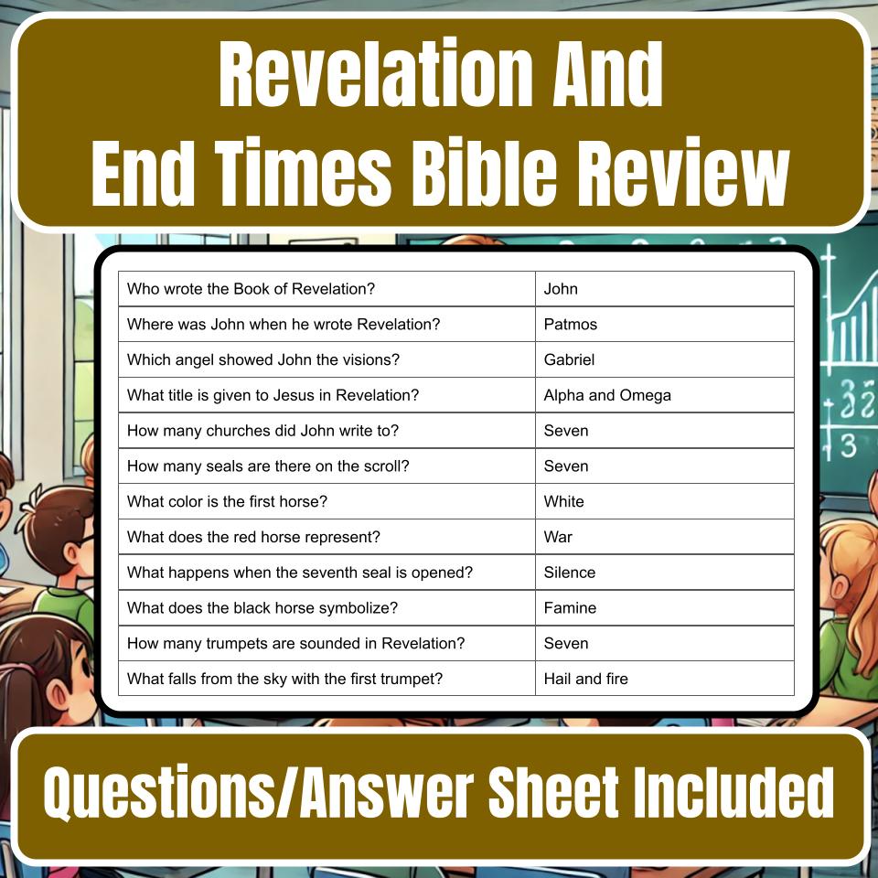 Revelation And End Times Jeopardy Bible B0023
