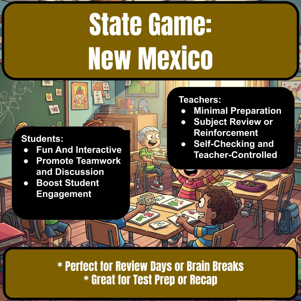New Mexico Social Studies Family Feud Review Game CF0023