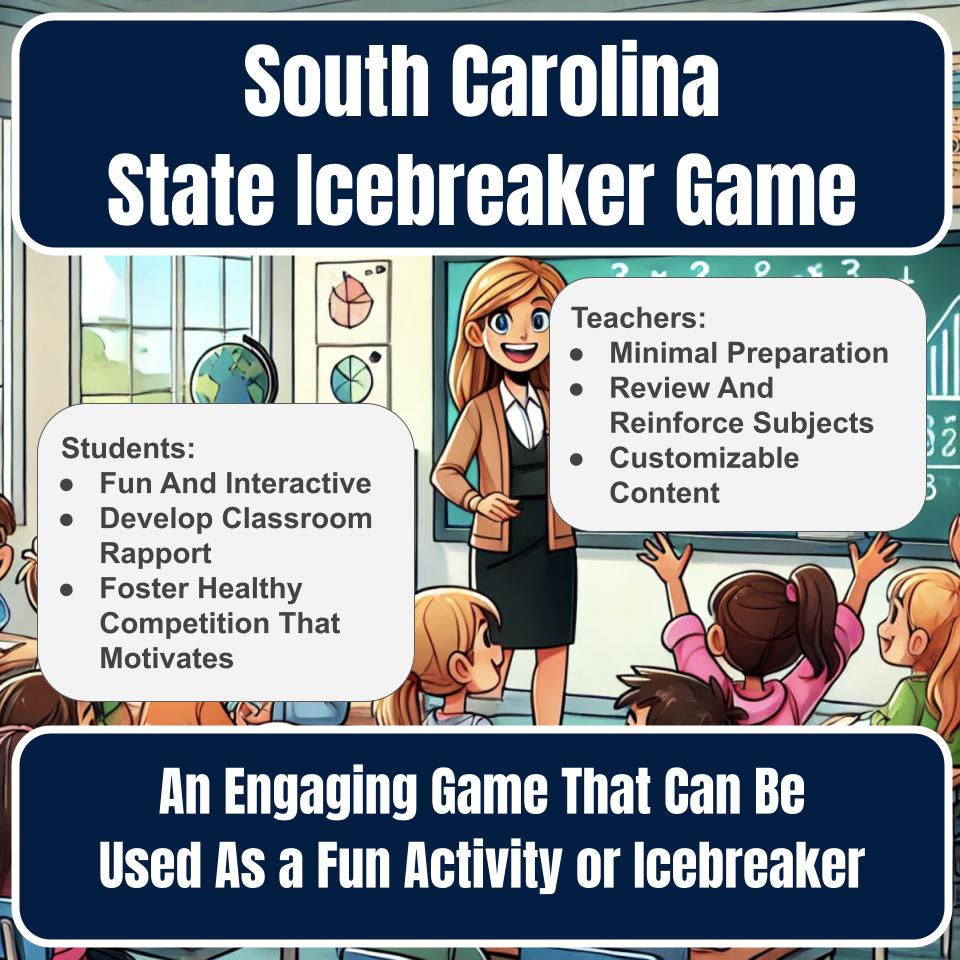 State of South Carolina Jeopardy Game I0023