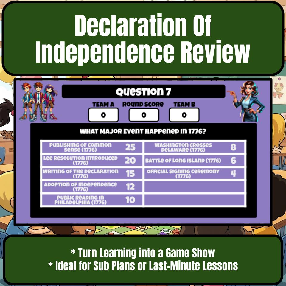 Declaration Of Independence Review Feud CF0024