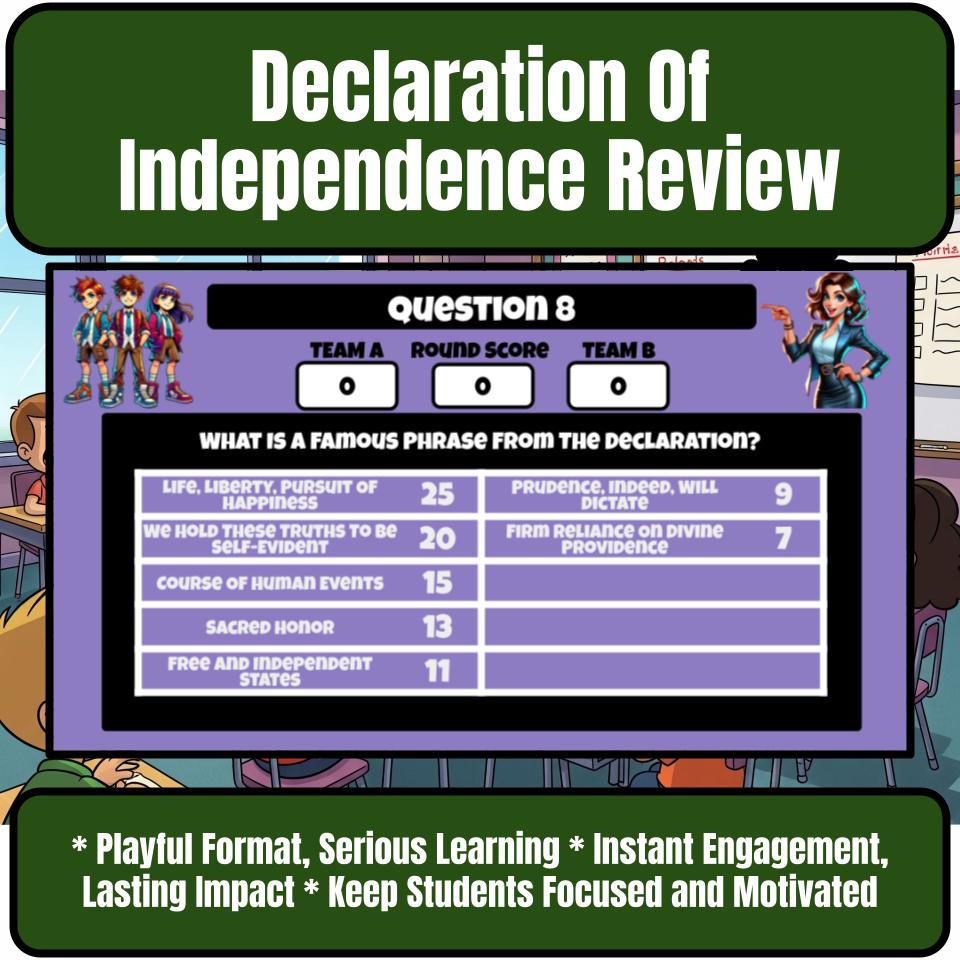 Declaration Of Independence Review Feud CF0024