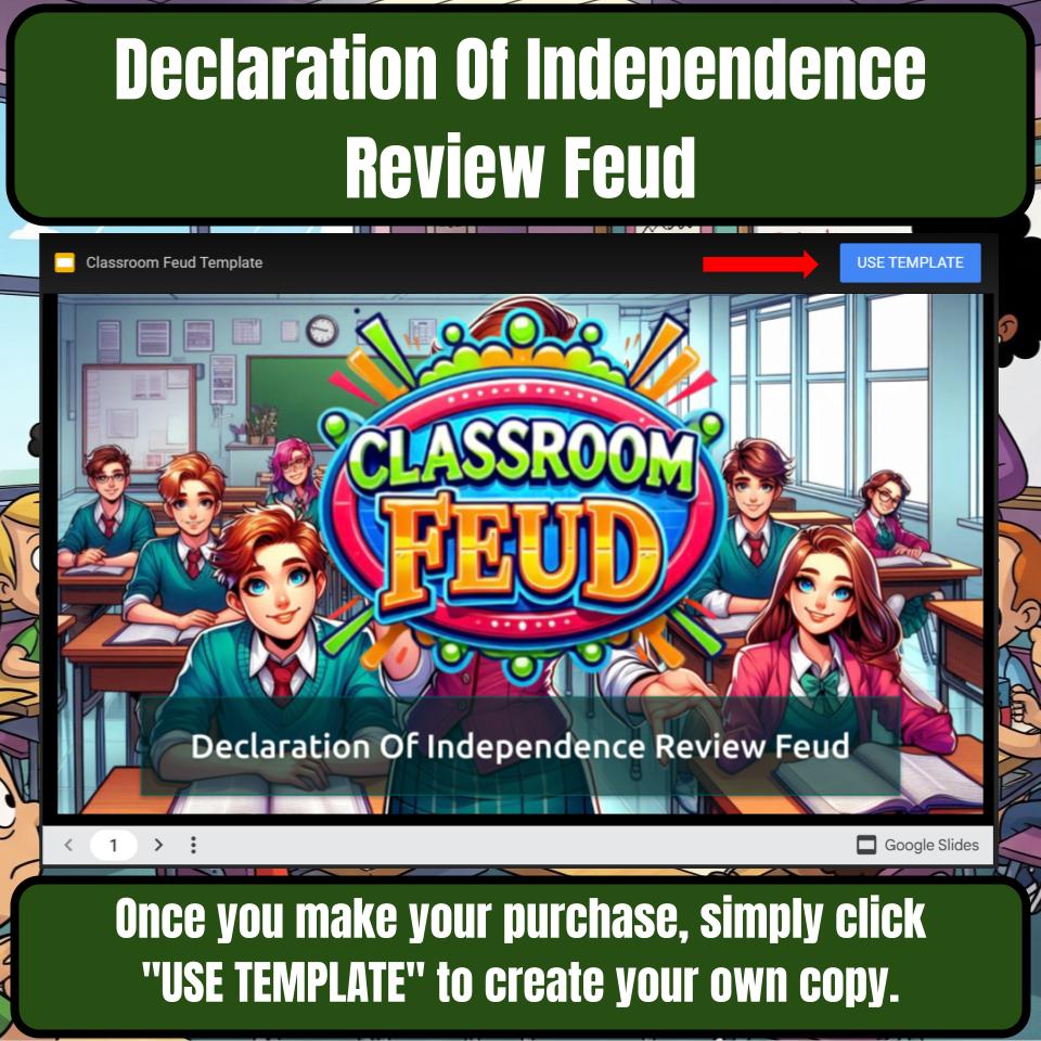 Declaration Of Independence Review Feud CF0024