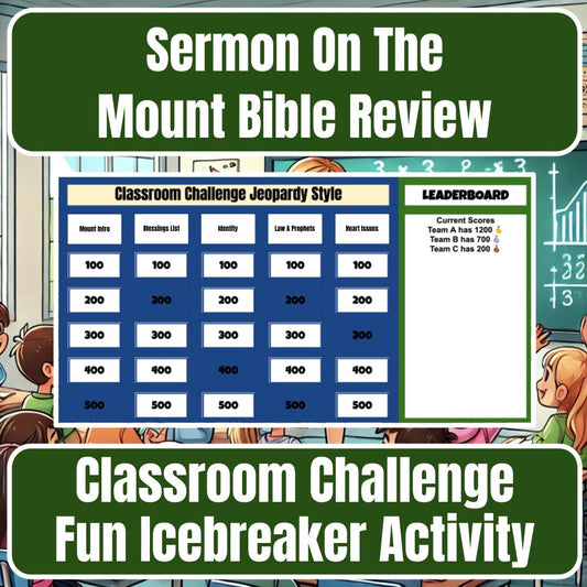 Sermon On The Mount Jeopardy Bible B0024