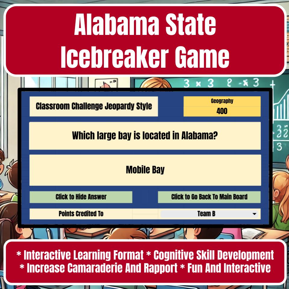 State of Alabama Jeopardy Game I0024