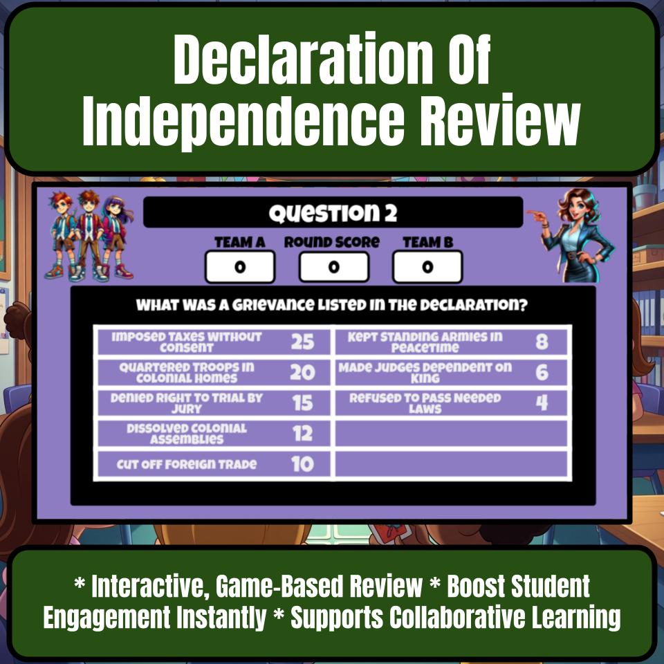Declaration Of Independence Review Feud CF0024