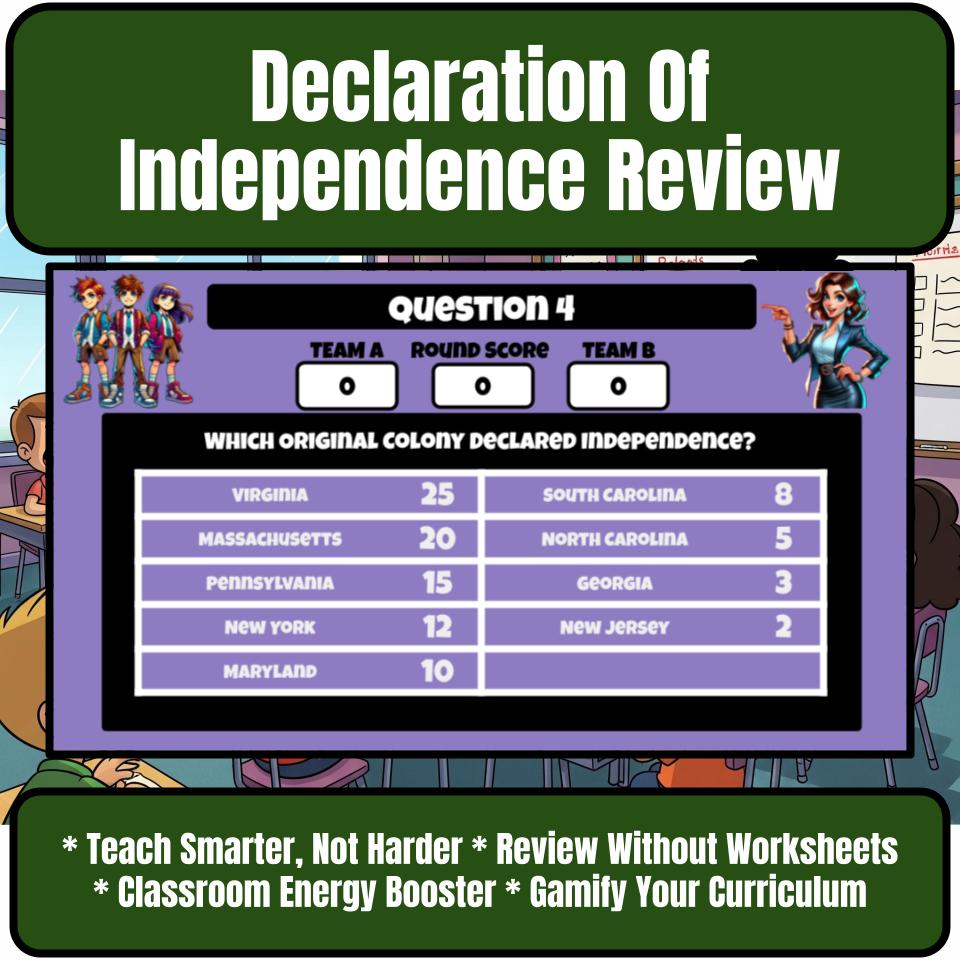 Declaration Of Independence Review Feud CF0024