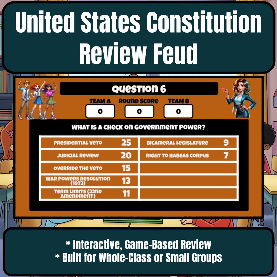United States Constitution Review Feud CF0025