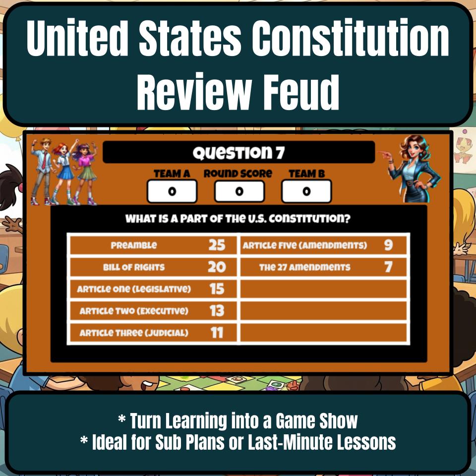 United States Constitution Review Feud CF0025