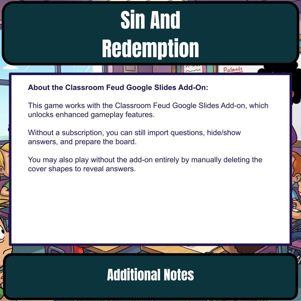 Sin And Redemption Feud Review BF0025
