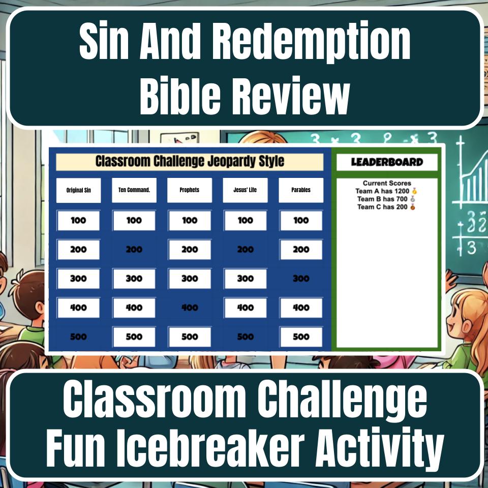 Sin And Redemption Jeopardy Bible B0025