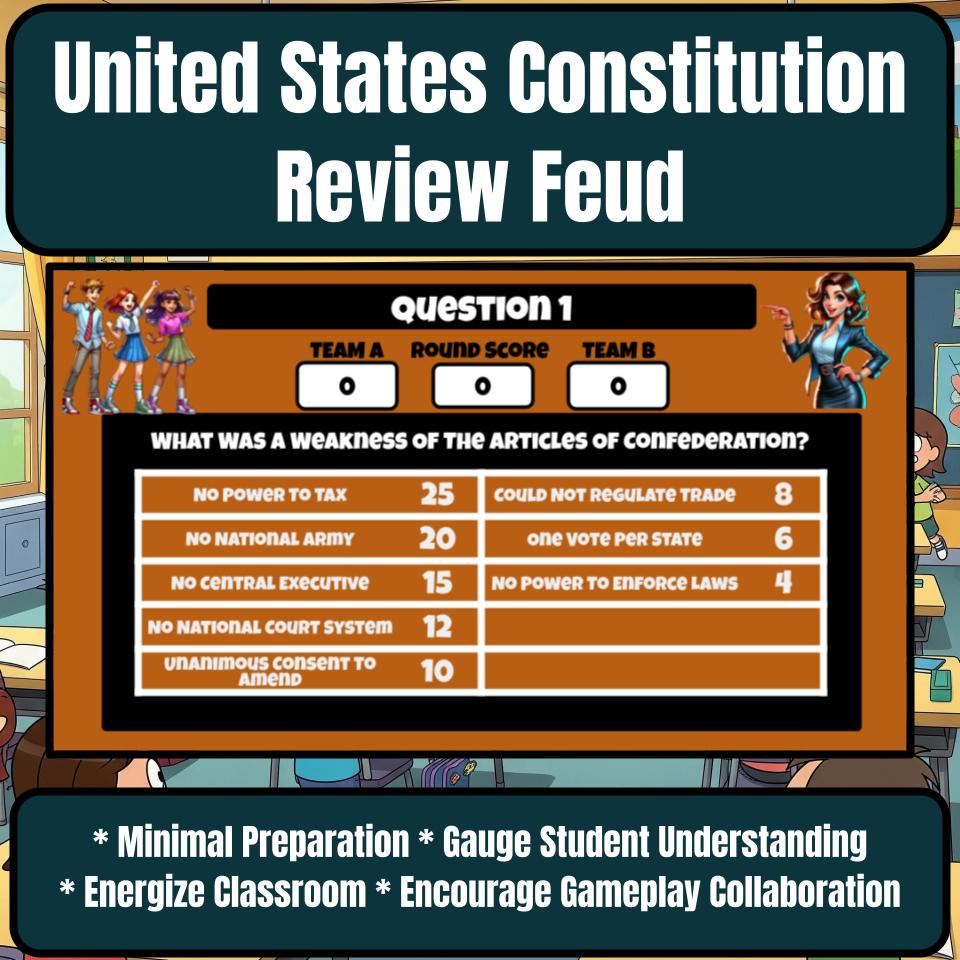United States Constitution Review Feud CF0025