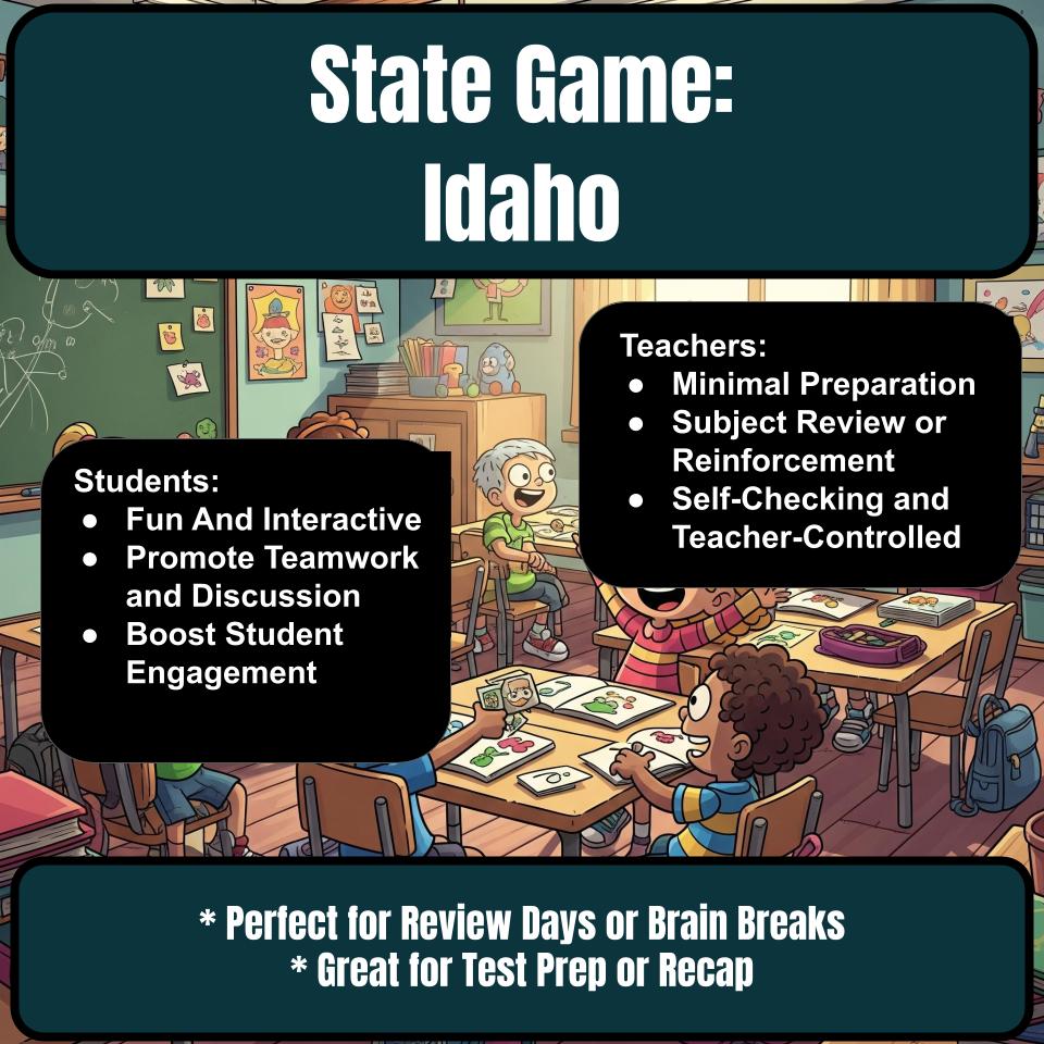 Idaho Social Studies Family Feud Review Game CF0025