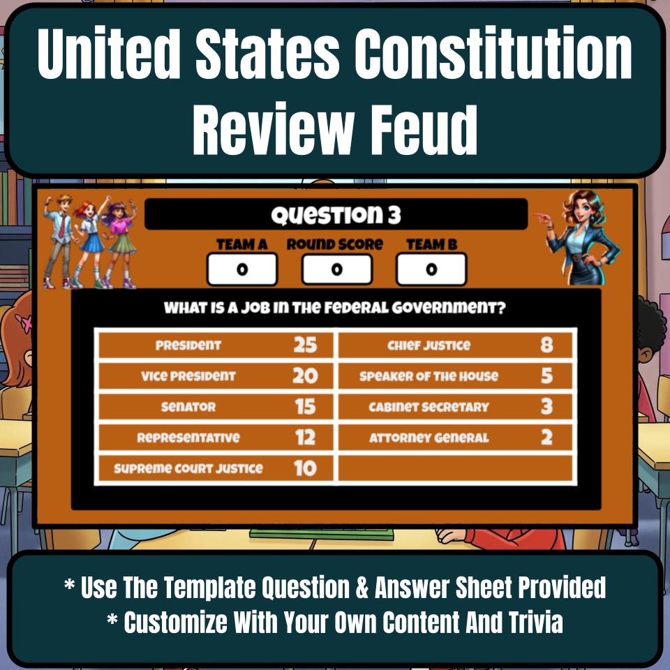 United States Constitution Review Feud CF0025