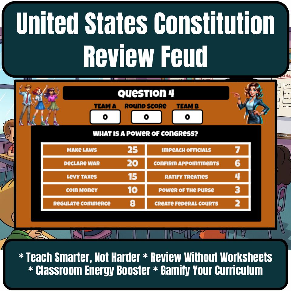 United States Constitution Review Feud CF0025