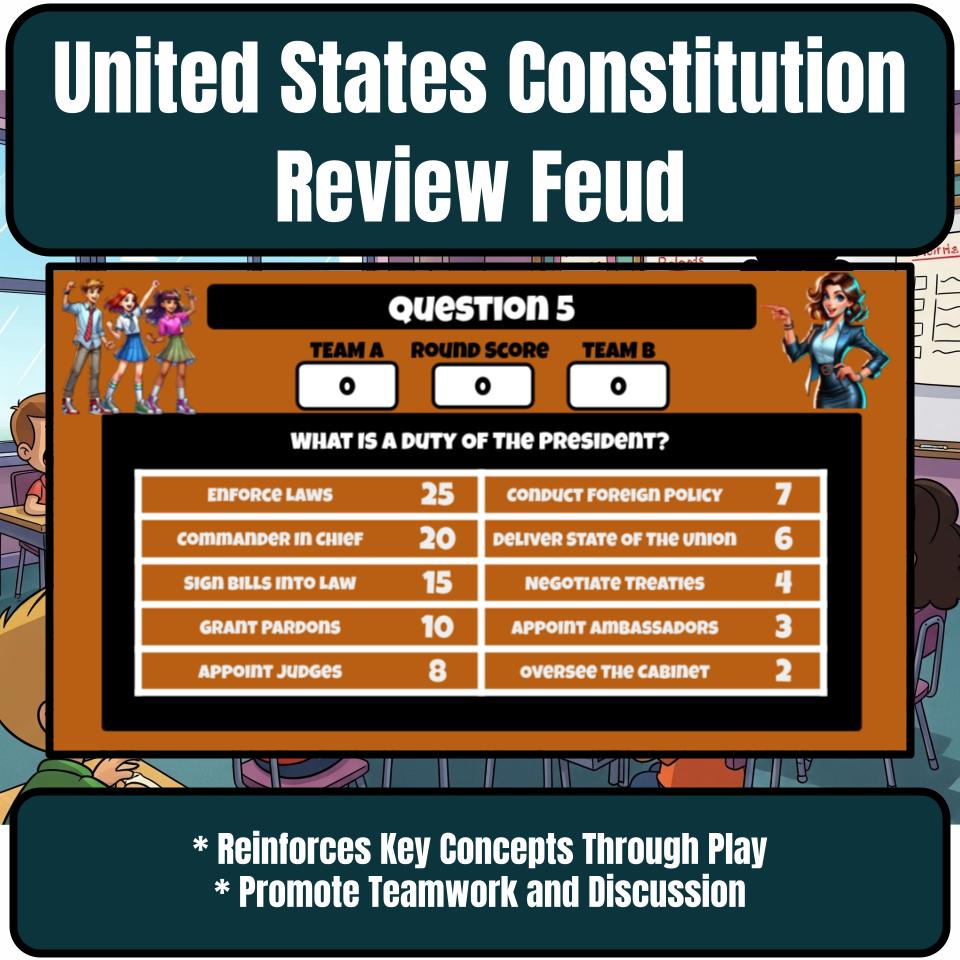 United States Constitution Review Feud CF0025