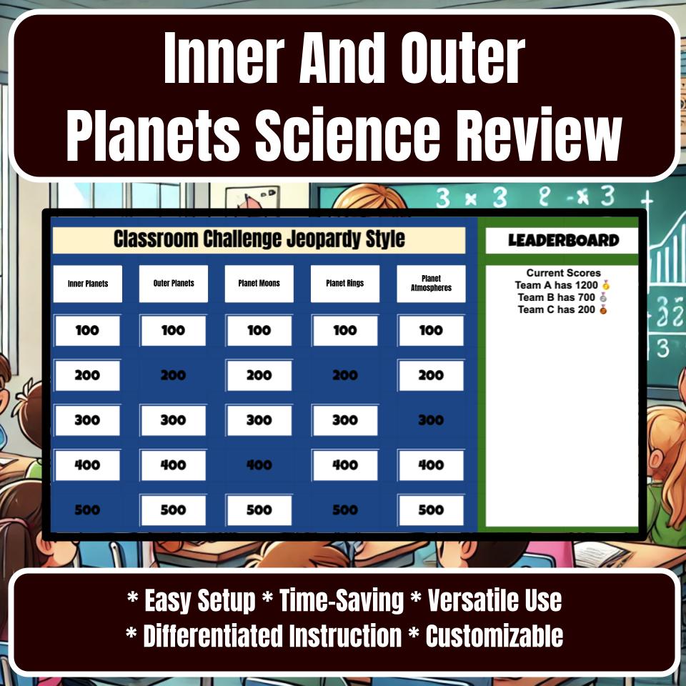 Inner And Outer Planets Jeopardy Science Review I0025