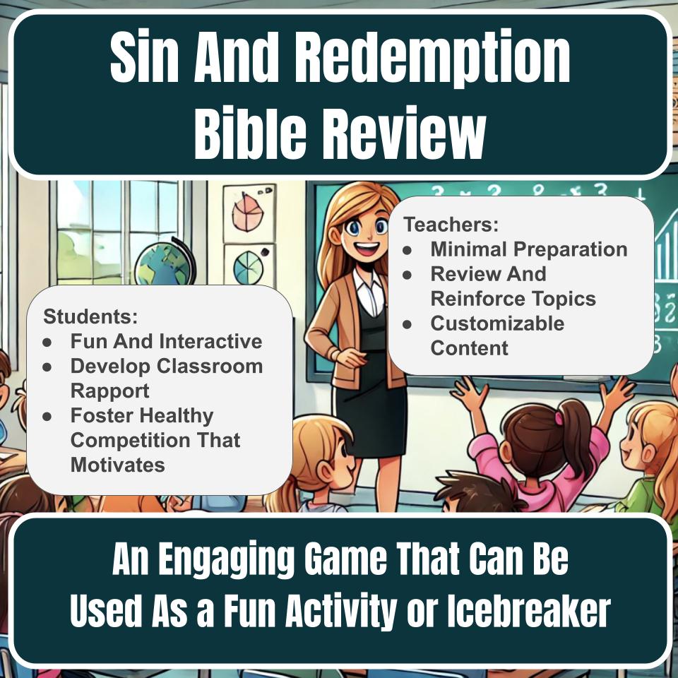 Sin And Redemption Jeopardy Bible B0025