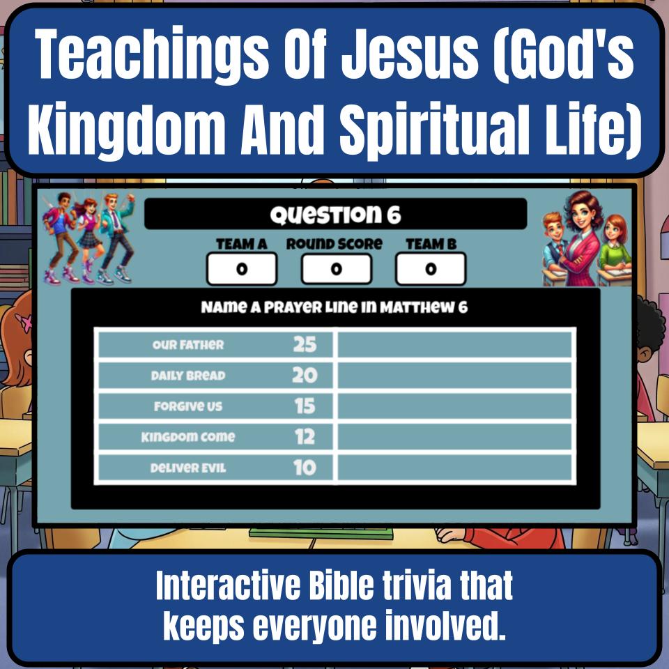 Teachings Of Jesus (God’s Kingdom And Spiritual Life) Feud Review BF0026