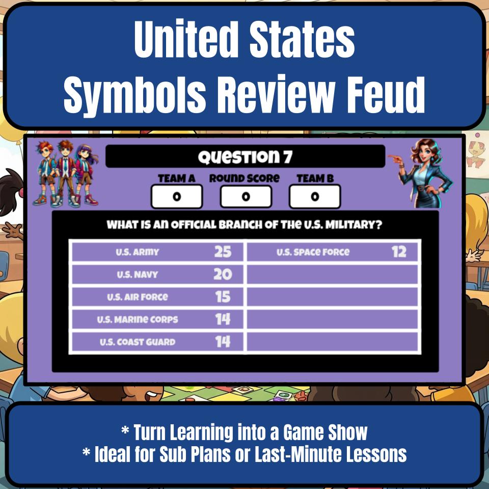 United States Symbols Review Feud CF0026