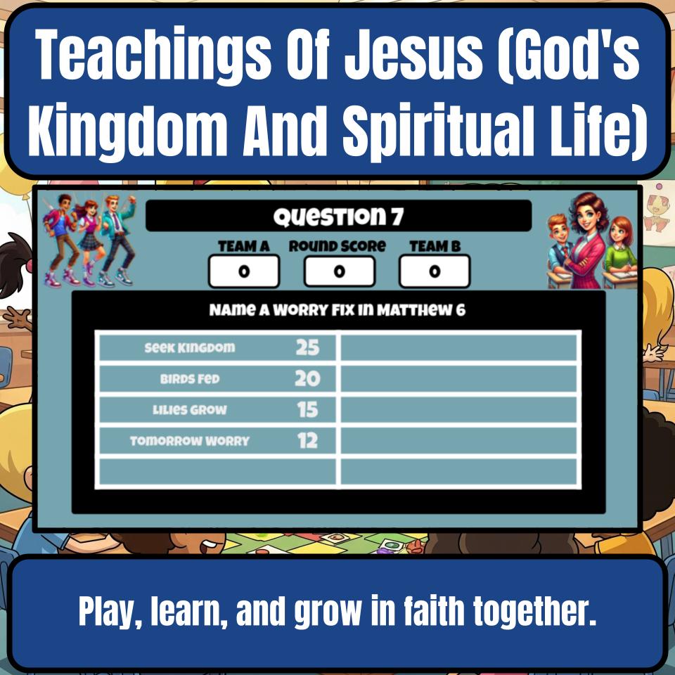 Teachings Of Jesus (God’s Kingdom And Spiritual Life) Feud Review BF0026