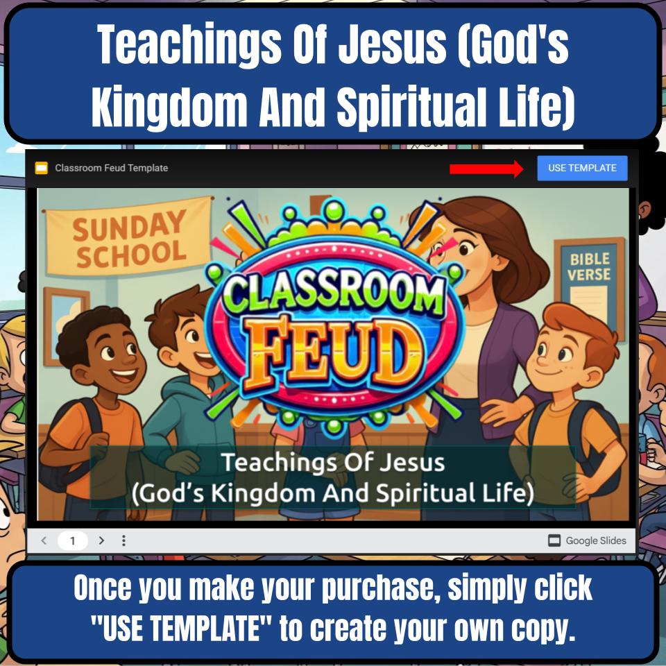 Teachings Of Jesus (God’s Kingdom And Spiritual Life) Feud Review BF0026