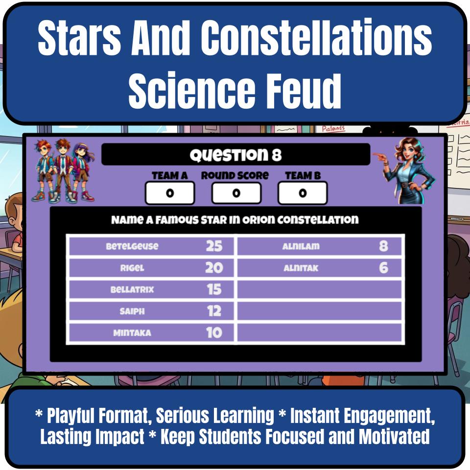 Stars And Constellations Science Feud Review CF0026