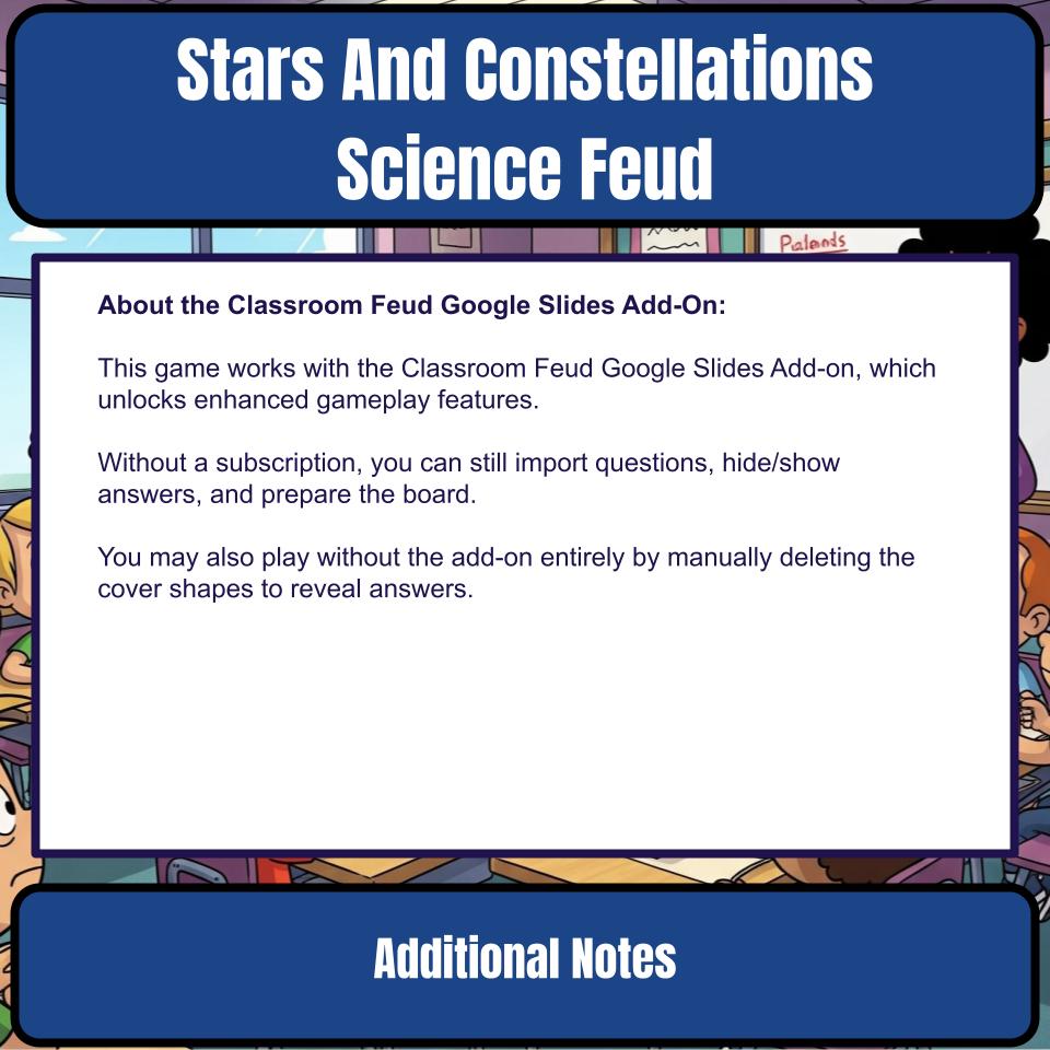 Stars And Constellations Science Feud Review CF0026
