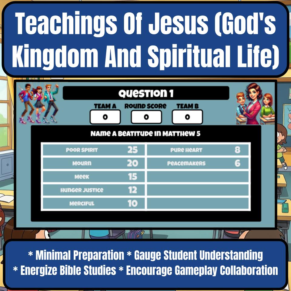 Teachings Of Jesus (God’s Kingdom And Spiritual Life) Feud Review BF0026