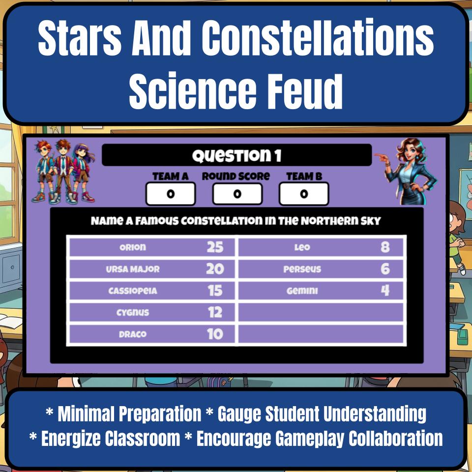 Stars And Constellations Science Feud Review CF0026