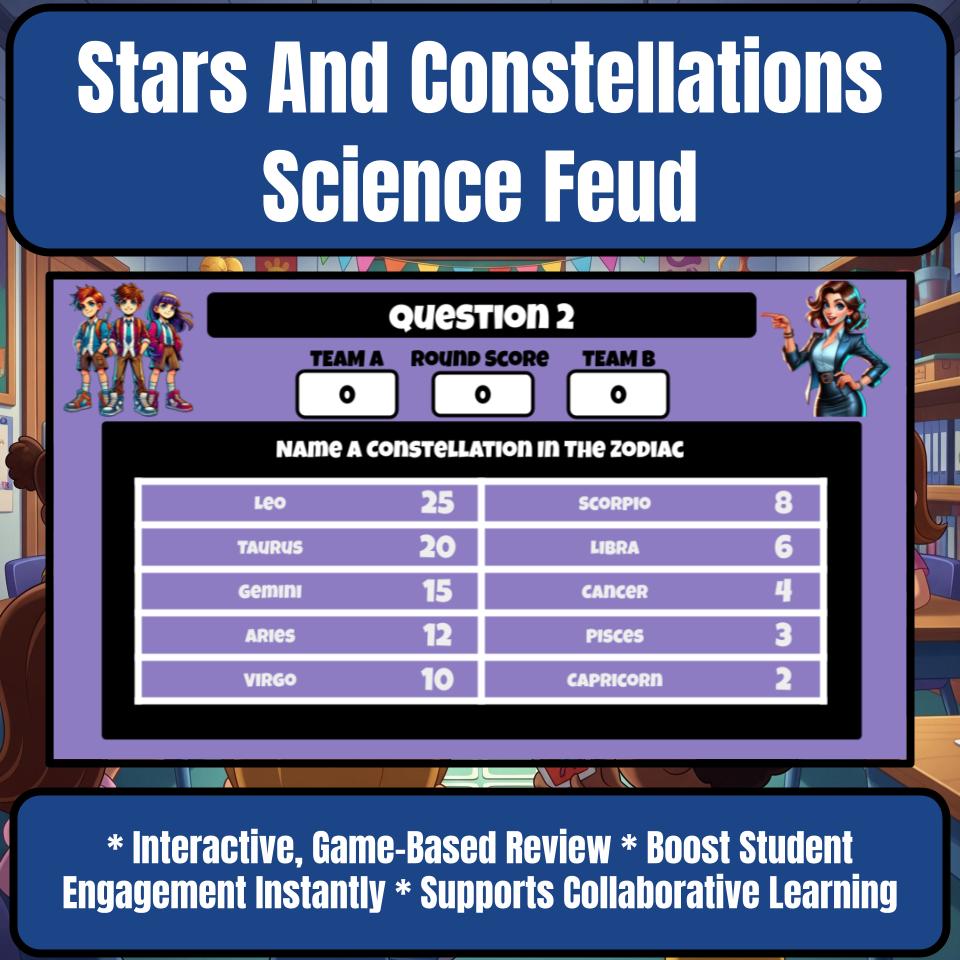 Stars And Constellations Science Feud Review CF0026