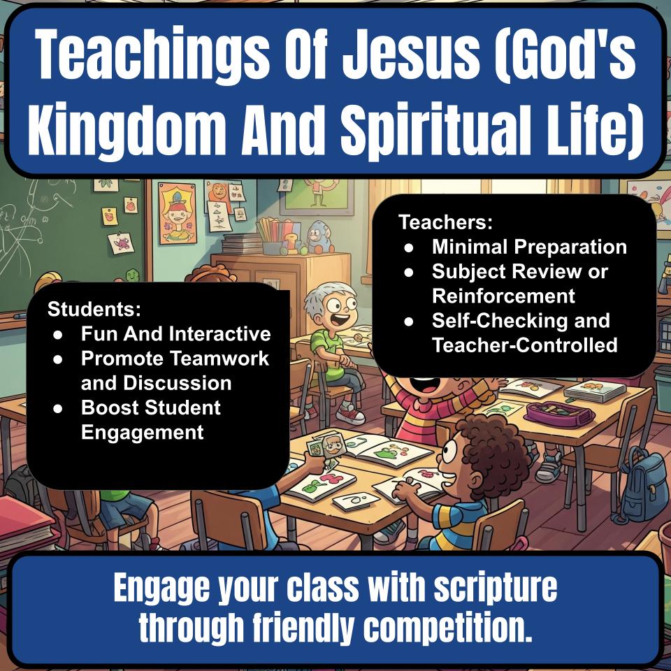 Teachings Of Jesus (God’s Kingdom And Spiritual Life) Feud Review BF0026