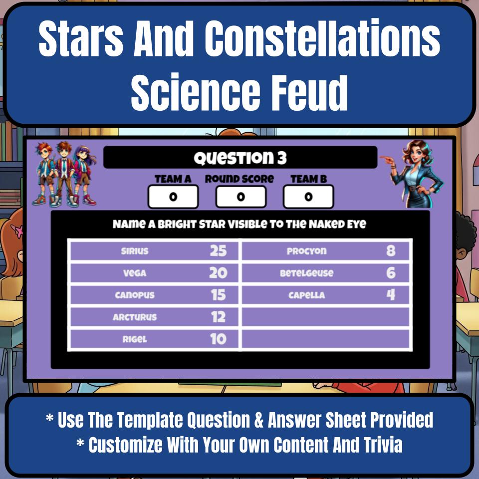 Stars And Constellations Science Feud Review CF0026