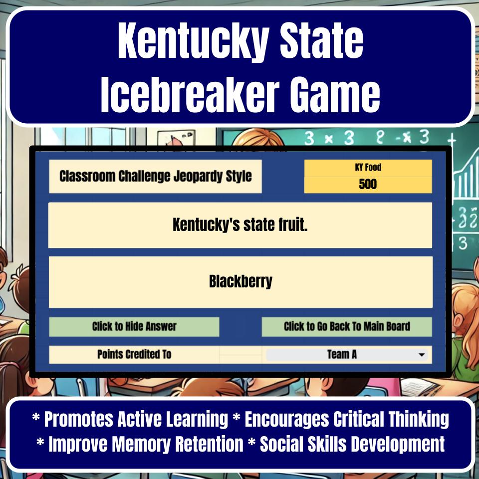 State of Kentucky Jeopardy Game I0026