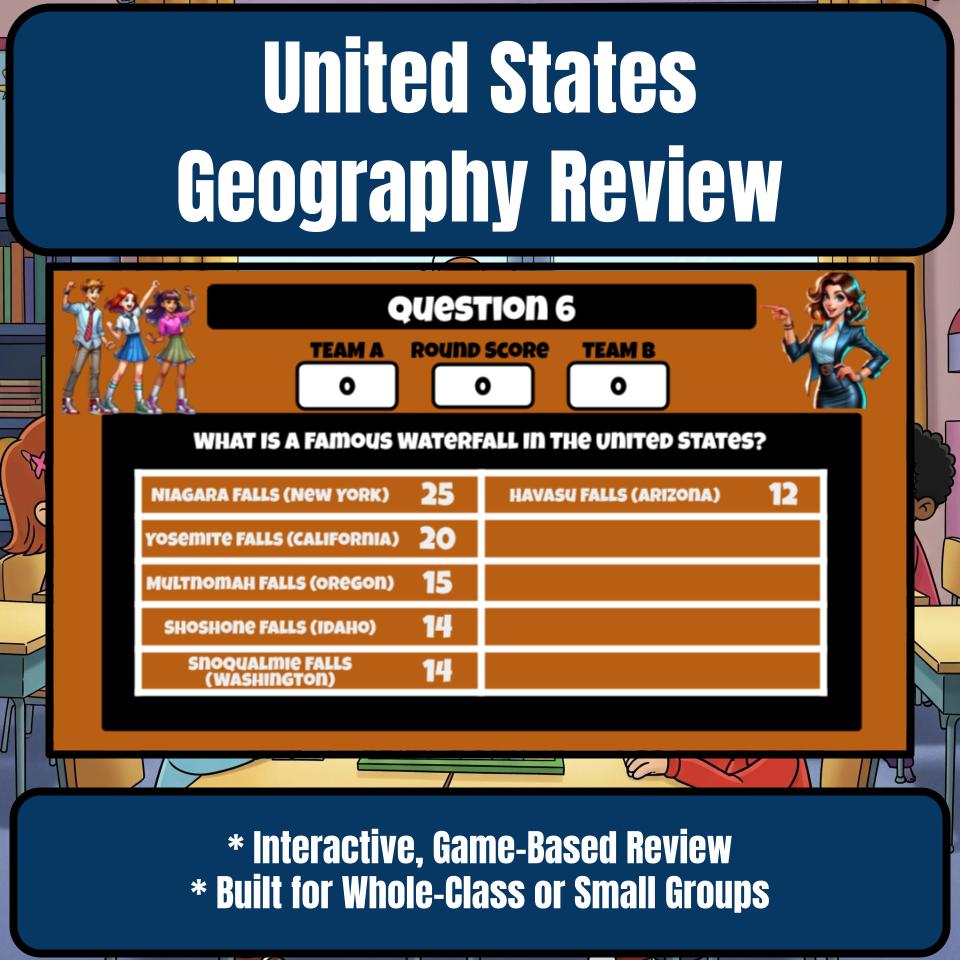 United States Geography Review Feud CF0027