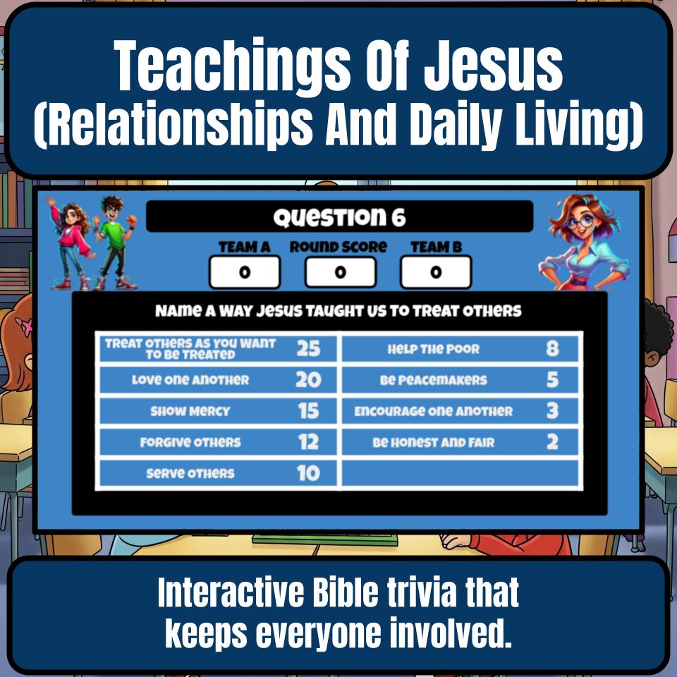 Teachings Of Jesus (Relationships And Daily Living) Feud Review BF0027