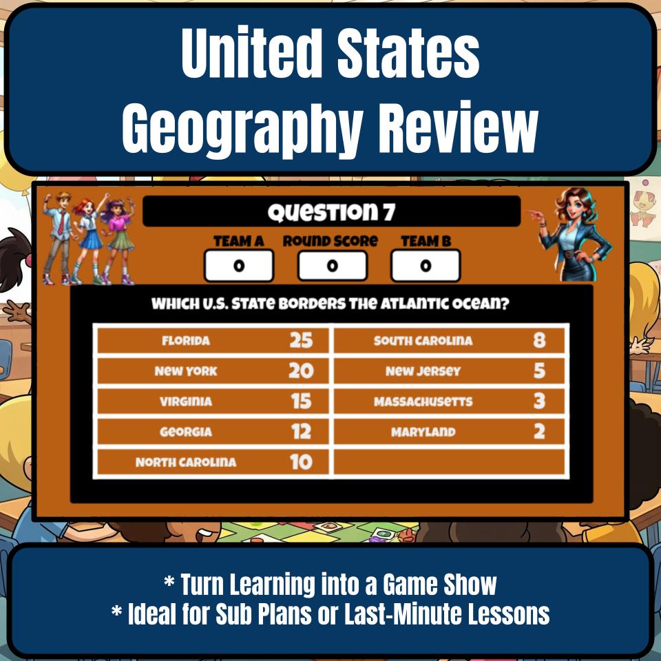 United States Geography Review Feud CF0027