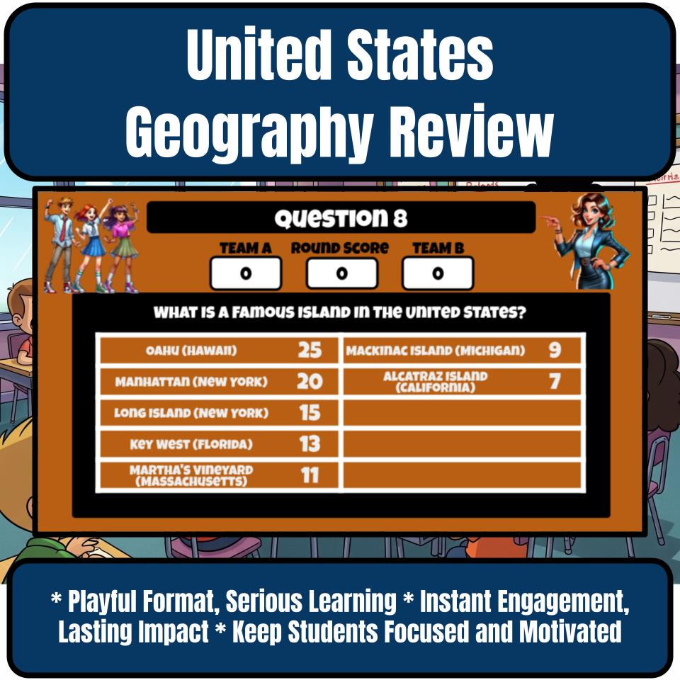 United States Geography Review Feud CF0027