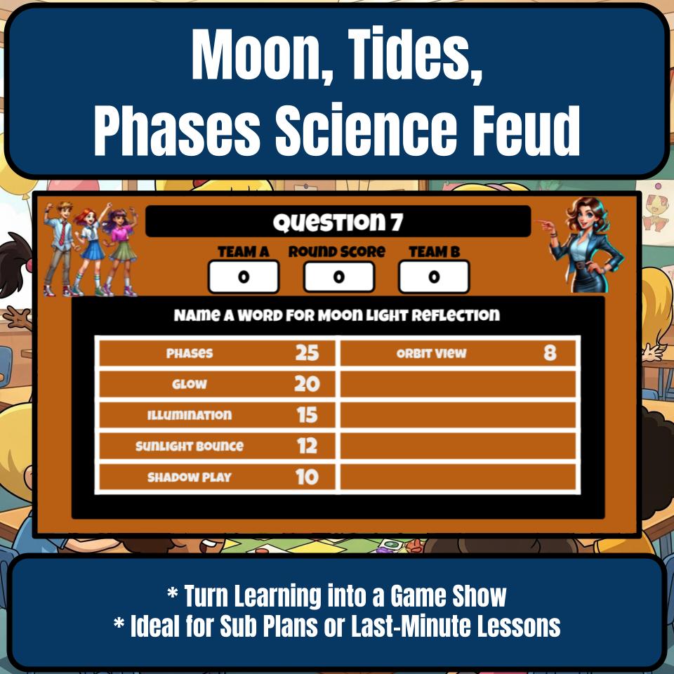 Moon, Tides, Phases Science Feud Review CF0027