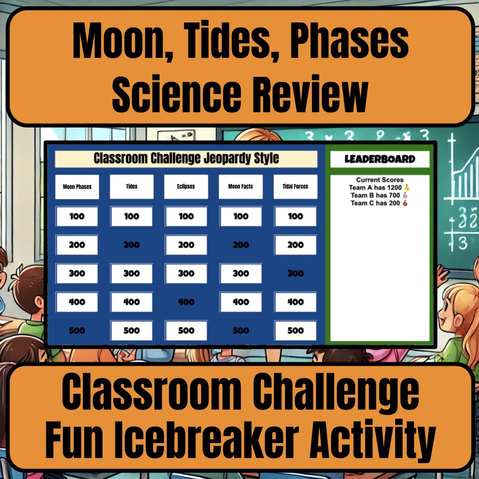 Moon, Tides, Phases Jeopardy Science Review I0027