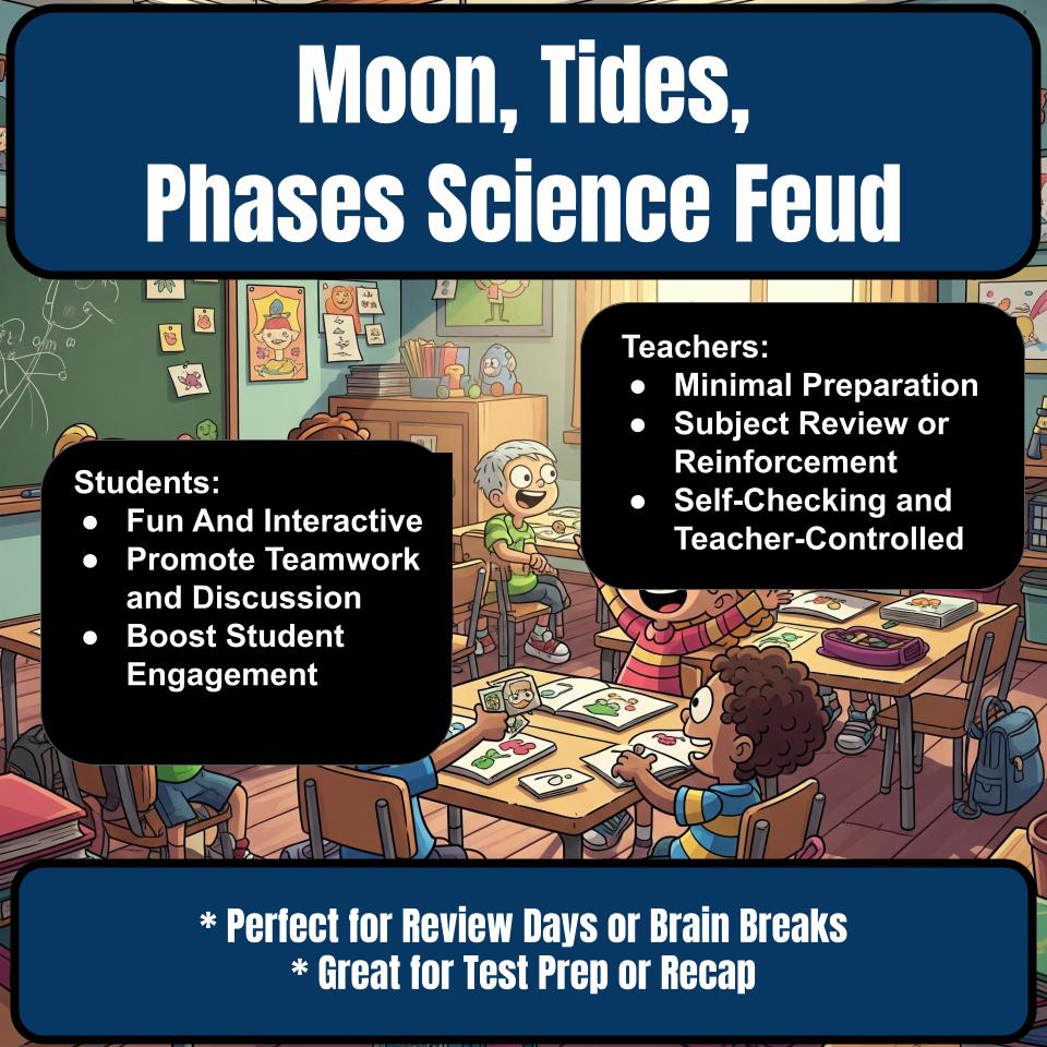 Moon, Tides, Phases Science Feud Review CF0027