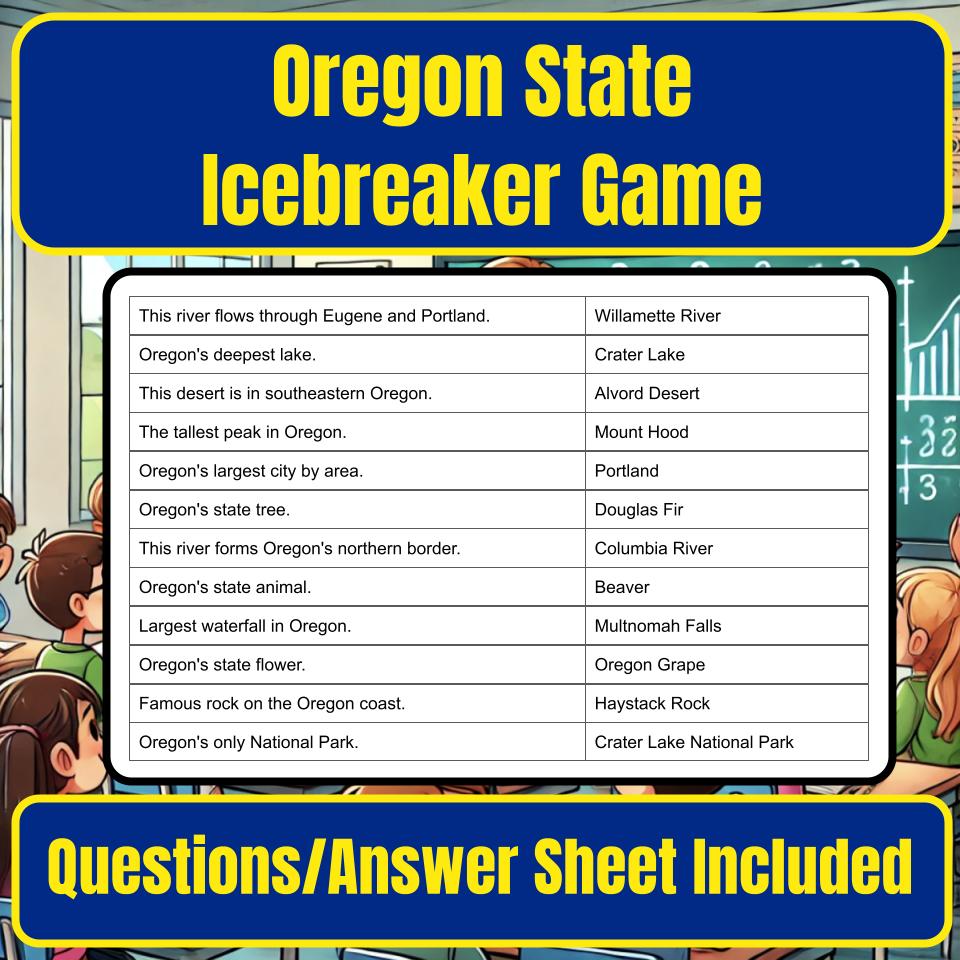 State of Oregon Jeopardy Game I0027