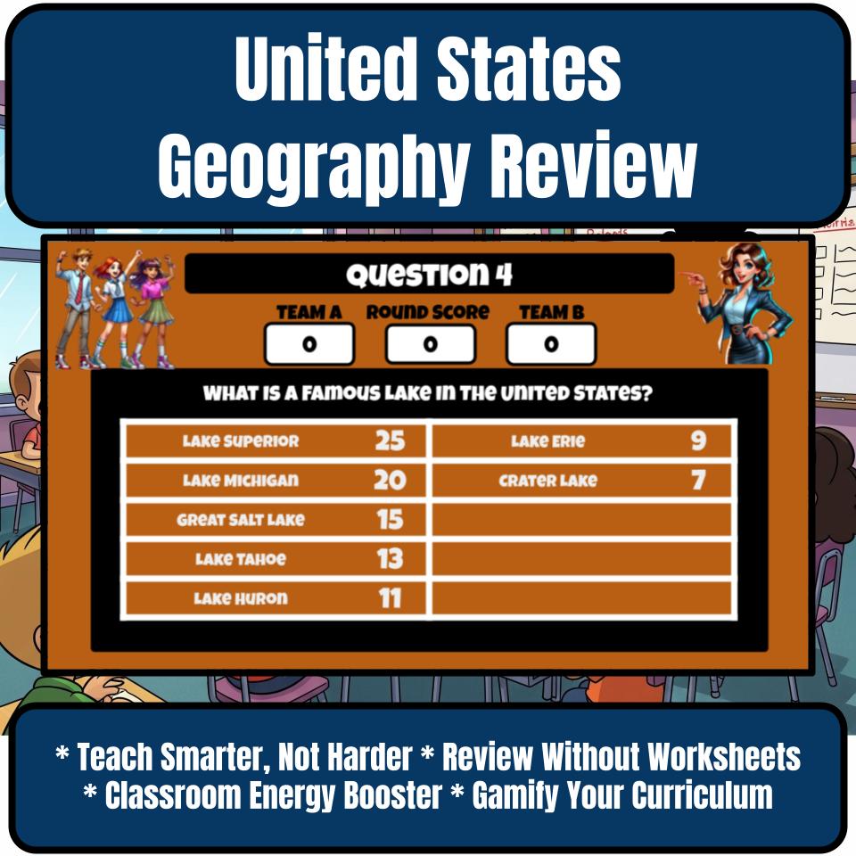 United States Geography Review Feud CF0027