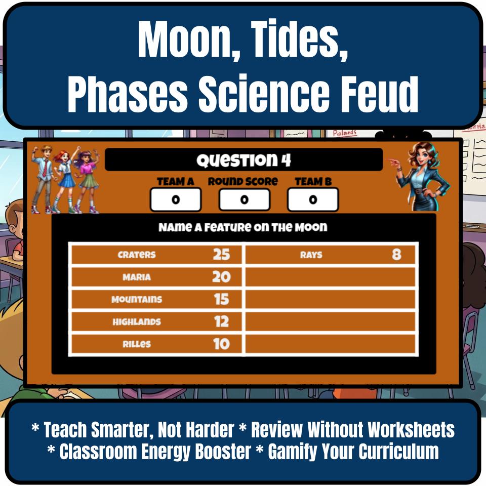Moon, Tides, Phases Science Feud Review CF0027