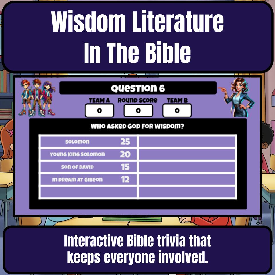 Wisdom Literature Feud Review BF0028
