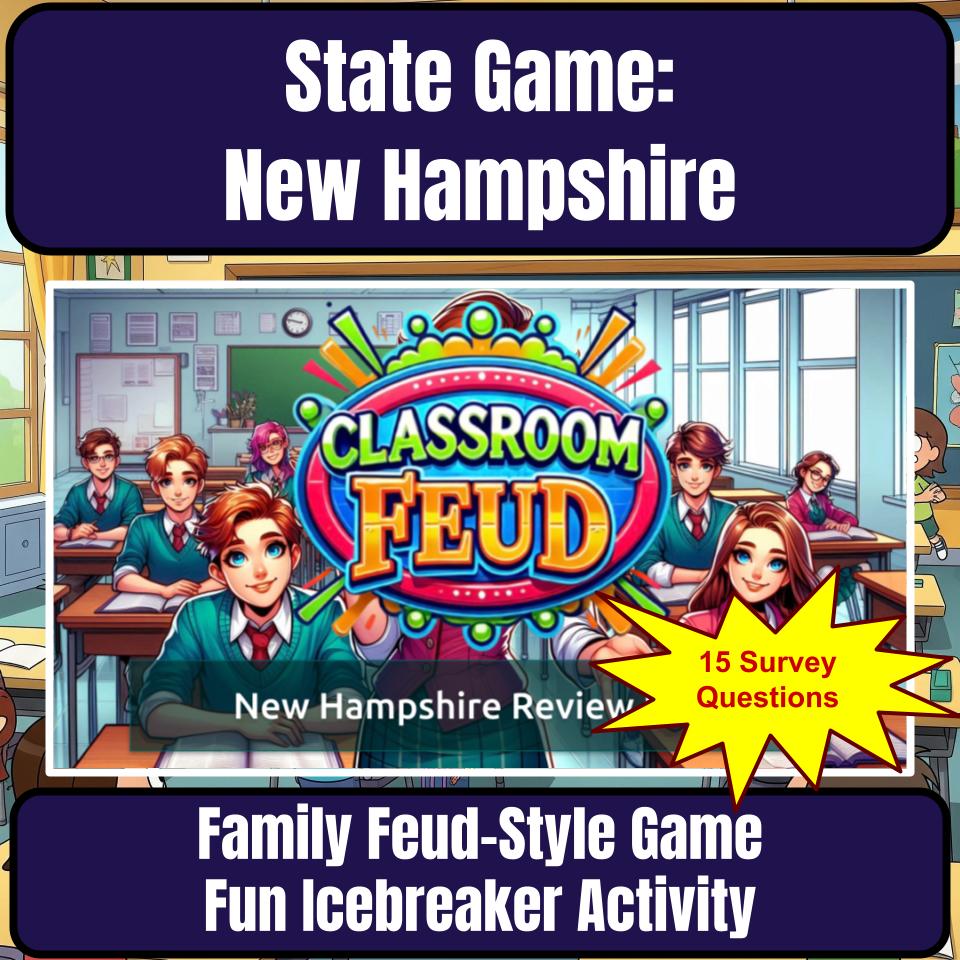 New Hampshire Social Studies Family Feud Review Game CF0028
